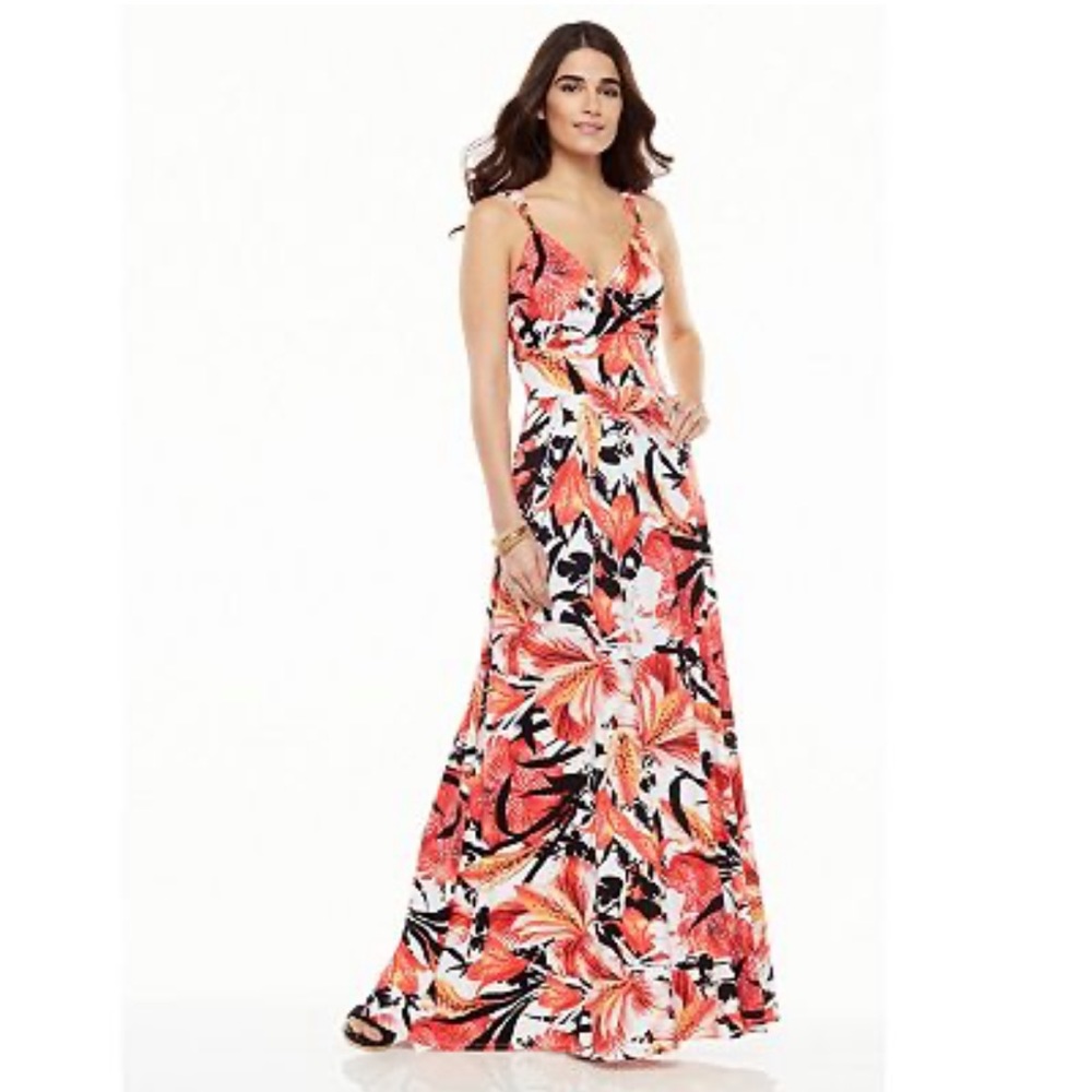 Floral Empire Maxi Dress